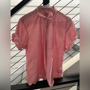 Pinstripe Shortsleeve button up